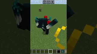 Warden Vs Obsidian Golem in Minecraft [upl. by Narok]