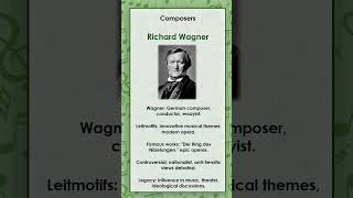 Richard Wagner simply and briefly explained [upl. by Colbye761]