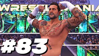 WRESTLEMANIA PART 13  WWE 2K24  Universe Mode  83 [upl. by Neelrad968]