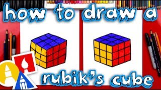 How To Draw A Rubiks Cube [upl. by Aissela]