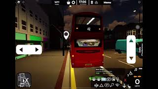 Cab View of Route 412 CTC to SCSE croydon roblox [upl. by Mariejeanne]