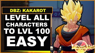 Dragon Ball Z Kakarot  How to Level Up Fast [upl. by Ecnerrot21]