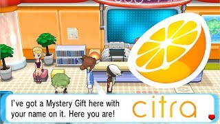 How to Receive mystery gifts in any 3DS Pokemon games in CITRA [upl. by Taggart350]