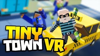 VIRTUAL REALITY BUILDER  CREATE LEGO WORLDS Lets Play Tiny Town VR Gameplay Part 1  VR HTC Vive [upl. by Ames]