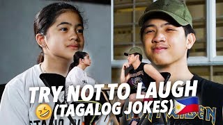 TAGALOG JOKES Try Not To Laugh  Ranz and Niana [upl. by Lib]