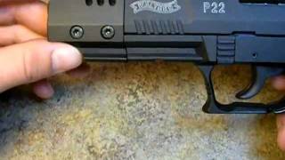 Walther P22 Assembly with Compensator [upl. by Soirtimid]