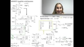 A MOSFET with Resistive Biasing as a Dependent Source Linear Circuit Opportunity [upl. by Atil]