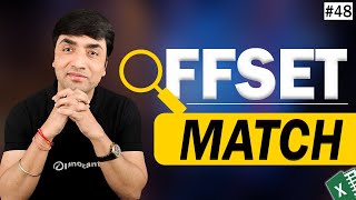 Excel OFFSET  MATCH Function  How to use Offset Match Formula in Excel [upl. by Eberto]