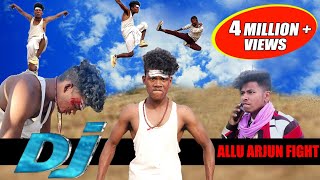 Dj action spoof allu Arjun fight  the comedy kingdom [upl. by Yoreel793]