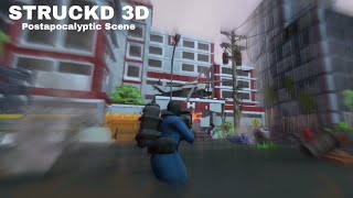 Struckd 3D  Postapocalyptic Scene Timelapse Challenge [upl. by Anin793]