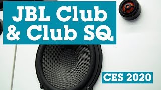 CES 2020 JBL Club and Club SQ car speakers  Crutchfield [upl. by Annoyik]