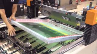 The 4 Color Screen Printing Process [upl. by Ephrem]