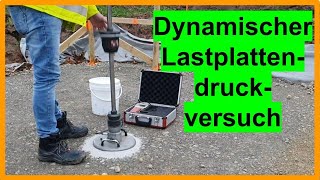 Ist dein Schotter wirklich verdichtet Dynamischer Lastplattendrucktest erklärt 09 [upl. by Eixid]