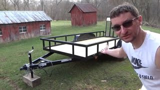 Buying Tractor Supplys 6 by 14 Utility Trailer What You Need To Know [upl. by Garner74]