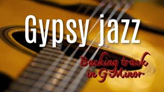 Gypsy Jazz Backing Track In G Minor [upl. by Cioban]