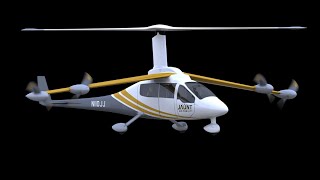 Gyrocopter Uber air taxi becomes eVTOL as Jaunt Air Mobility takes Carter Copter rotor tech [upl. by Grange]