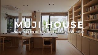 Homey amp Cosy Mujiinspired Interior Design HouseTour Desa Park City SemiD House Transformation [upl. by Ahsyat669]