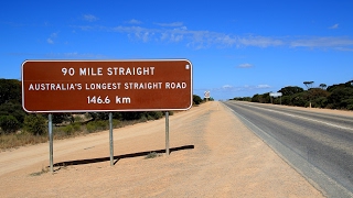 on the Eyre Highway through the Nullarbor PlainAustralien [upl. by Cyprus]