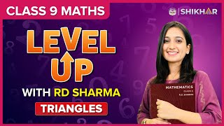 Triangles  RD Sharma  Class 9  Level Up  Chapter  7  BYJUS [upl. by Nolrac]