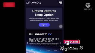 CROWD1 REWARDS SWAP TO SHARES  WOW CROWD1 2021 LATEST UPDATE [upl. by Eiramit]