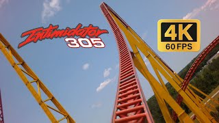 Most Intense Coaster in the World Front Row Intimidator 305 POV  Kings Dominion [upl. by Hnil]