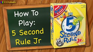 How to play 5 Second Rule Jr [upl. by Nennahs]