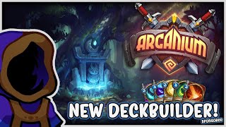 BEAUTIFUL DECKBUILDING ROGUELITE  Arcanium Rise of Akhan SPONSORED [upl. by Jose912]