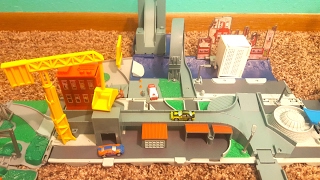 Micro Machines Super Stunt City Playset  Unboxing and Demonstration [upl. by Cristy499]