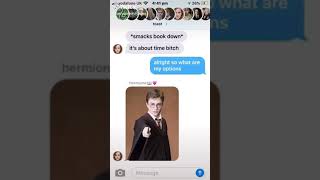 Harry PotterHogwarts groupchat tiktoks part 2 [upl. by Yezdnil]