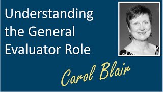 Understanding the General Evaluator Role [upl. by Pickett]