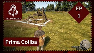 Bellwright  Ep 1  Construiesc Prima coliba  Vorbesc cu seful Satului [upl. by Danziger465]