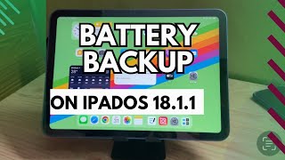 IPAD 10th Gen Battery Backup after iPad os 1811 [upl. by Somerville]