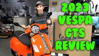 2023 Vespa GTS 300 Super Sport HPE 2 Robots Full Review [upl. by Norret]