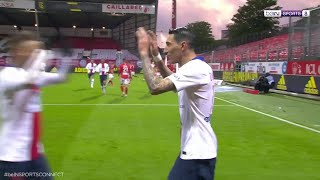 DiMaría Scores Stunning Olimpico Goal [upl. by Naehs]