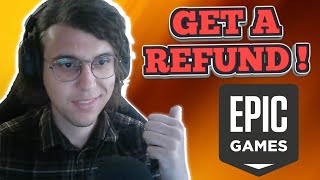 How To Get A Refund From Epic Games [upl. by Kaehpos]