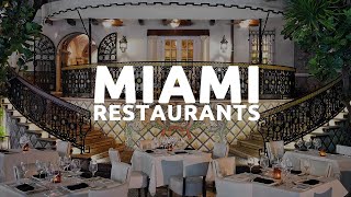 Top 10 Best Restaurants In MIAMI  Fine Dining [upl. by Piscatelli]