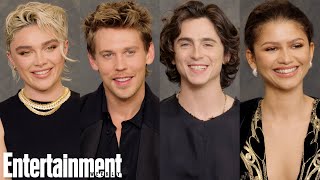 Timothée Chalamet Zendaya Austin Butler amp Florence Pugh on Dune Part 2  Entertainment Weekly [upl. by Aran]