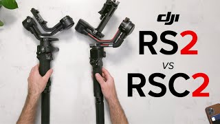 DJI RS2 vs RSC2  Which Is Best In Depth Comparison to RoninS [upl. by Lucilia]