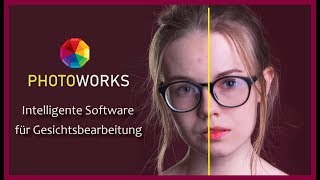 Gesicht retuschieren in ein paar Klicks mit KISoftware [upl. by Llenrev762]