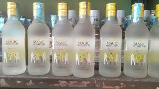 Magic moments Vodka Lemon Flavoured 180ml price 210Alcohol428West bangal India 2024 [upl. by Netfa579]