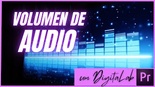 Subir y bajar volumen de audio en Adobe Premiere Pro premierepro tutorial [upl. by Yanahc625]