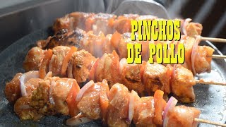 PINCHOS DE POLLO  ¿Cómo hacer pinchos de pollo RECETA  Cocine con Tuti [upl. by Coletta]