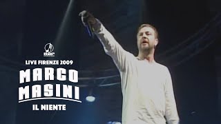 Marco Masini  Il Niente Official video Live Un palco lungo… 20 anni [upl. by Leacim]