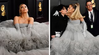 Ariana Grande SLAYS in DRAMATIC Gown  GRAMMYs 2020 [upl. by Lika81]