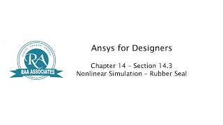 Ansys Chapter 14 Section 14 3 [upl. by Genevra]