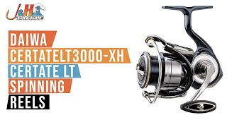 Daiwa CERTATELT3000XH Certate LT Spinning Reels  JampH Tackle [upl. by Atnauq962]