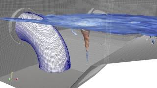 vortex in CFD [upl. by Ardena]