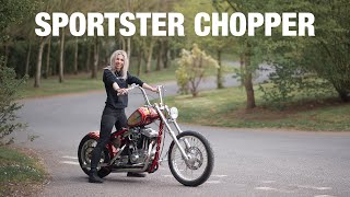 SPORTSTER CHOPPER BUILD  Custom Series By TOMBOY A BIT [upl. by Ived]