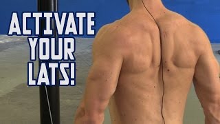 Lat Activation Exercises  How to FIRE UP those Back Muscles [upl. by Ardnyk635]