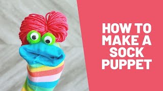 How to Make a Sock Puppet BSMKids [upl. by Fleurette566]